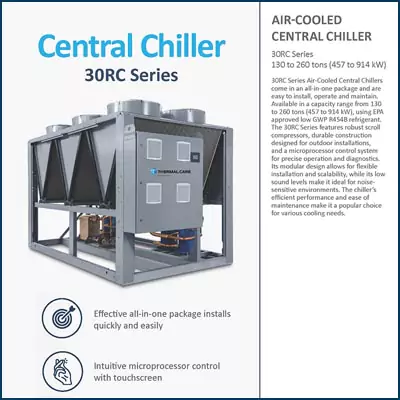 30RC outdoor chiller 130 to 260 ton